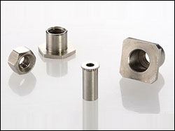 Hex nut, Square threaded spacer